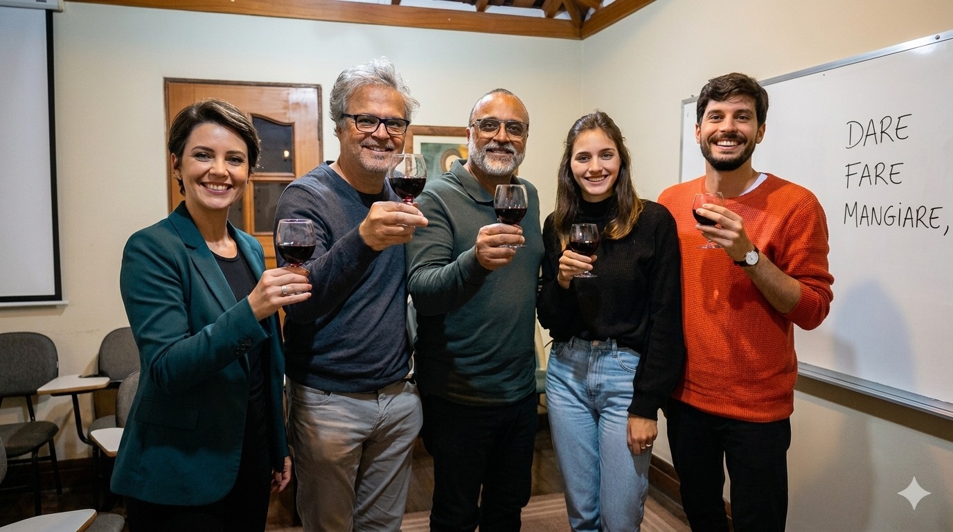 Encontro cultural da Aliança Cultural Italiana