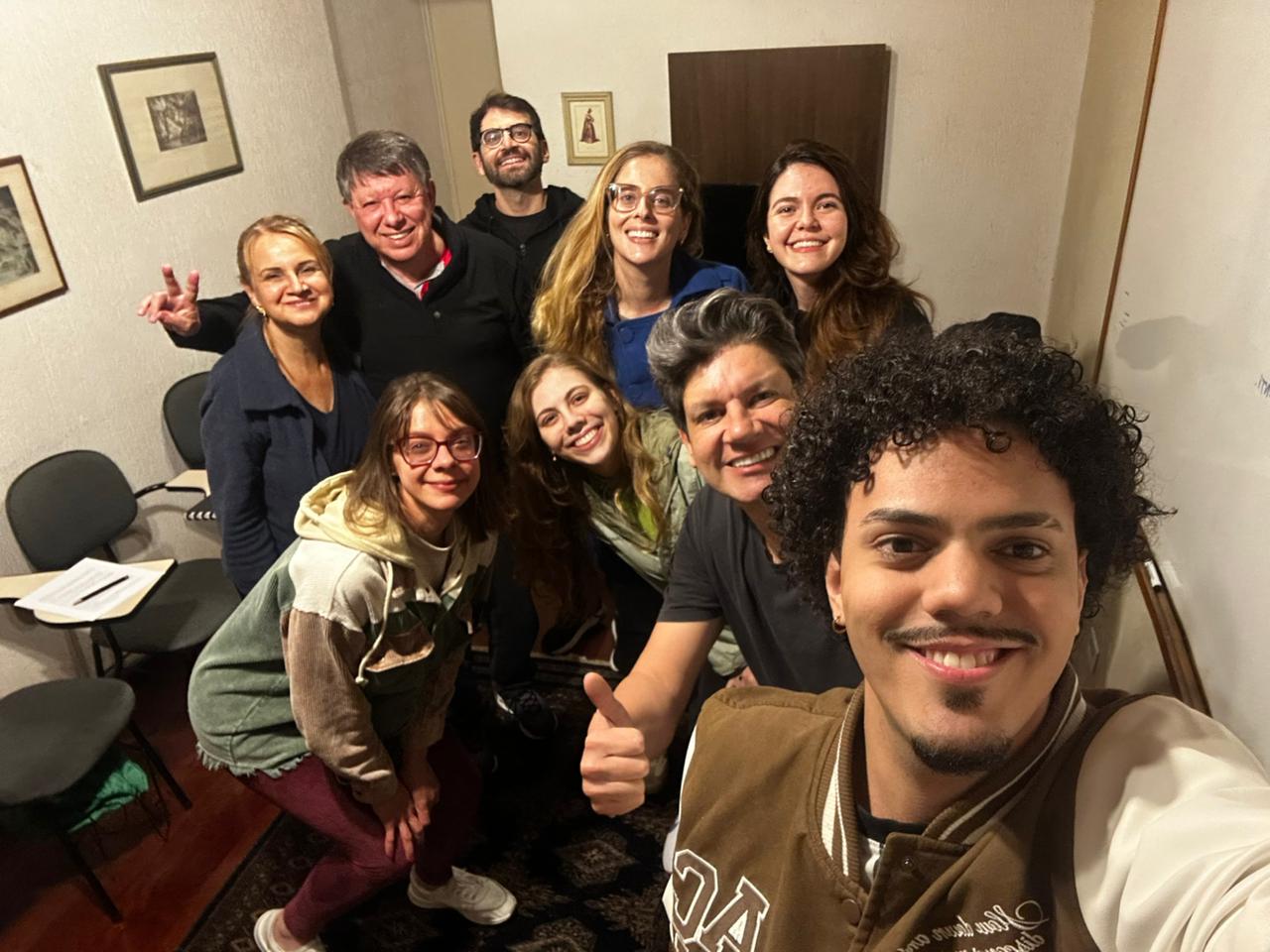 Alunos da Aliança Cultural Italiana